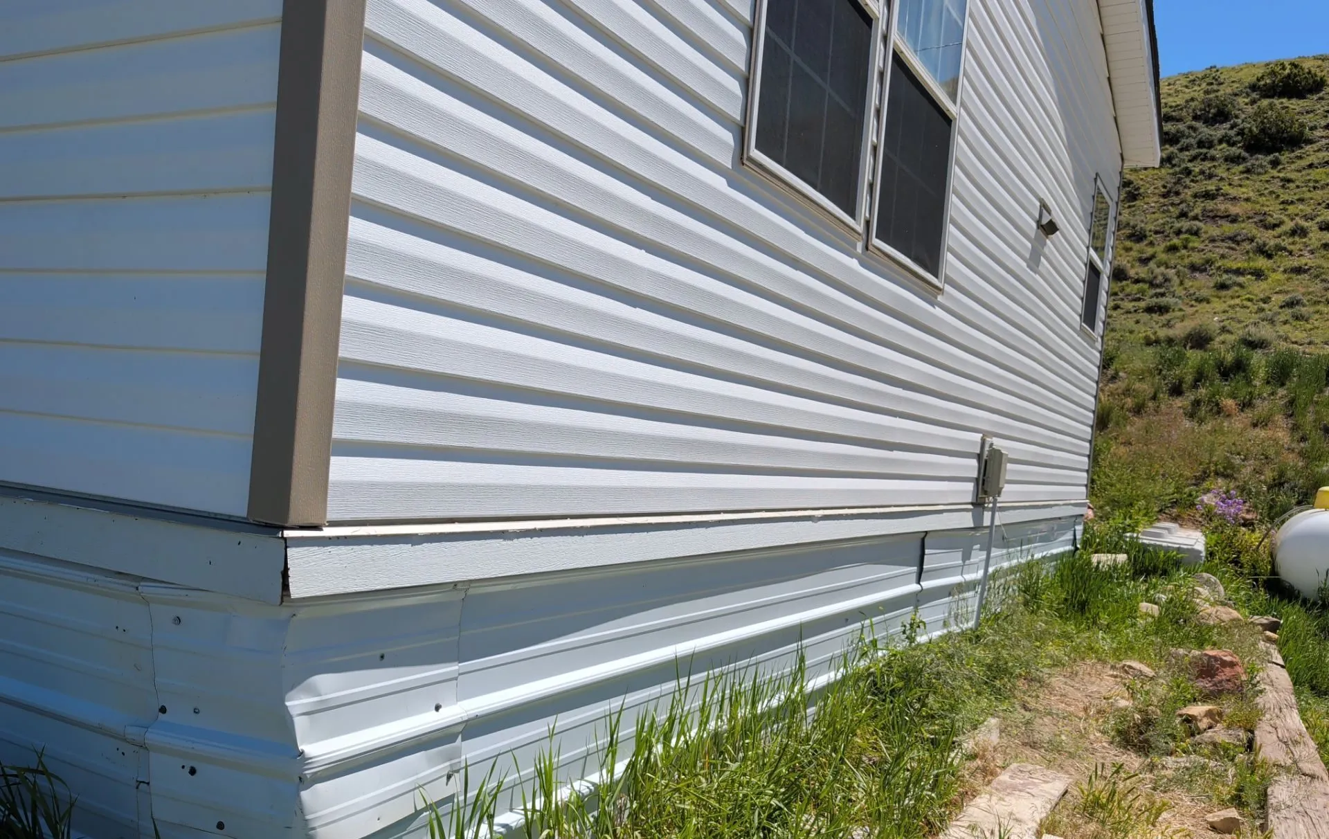 New siding installed by the Gregco crew on a home